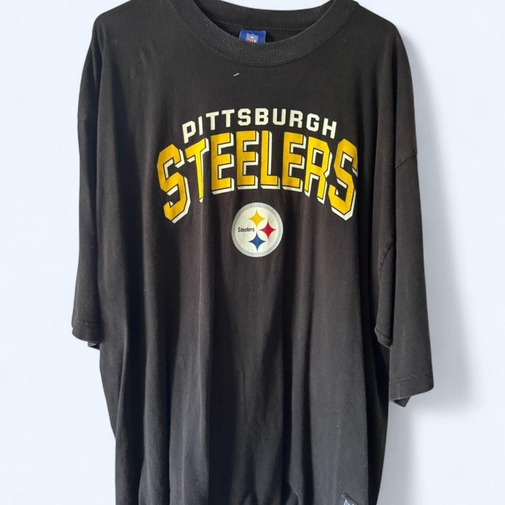 Pittsburgh Steelers black cotton t-s